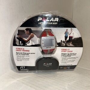 Polar FT7 Fitness‎ Watch Training Computer/Heart Rate Monitor (Broken Band) D3